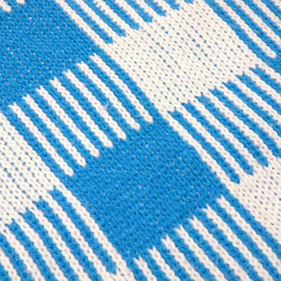 Sundazed (Austria) Structured Jacquard, Checkerboard, Mid-Century - Picture 4 of 6